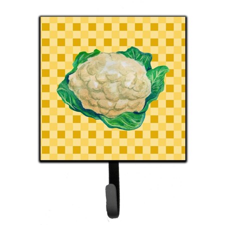 Jensendistributionservices Cauliflower on Basketweave Leash or Key Holder MI1712517
